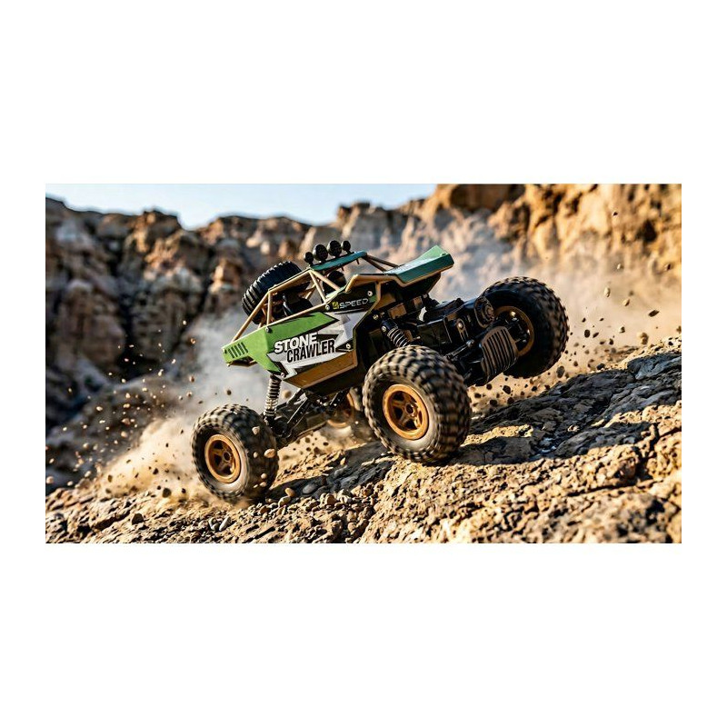 Voiture télécommandée tout-terrain - SILVERLIT - EXOST Stone Crawle