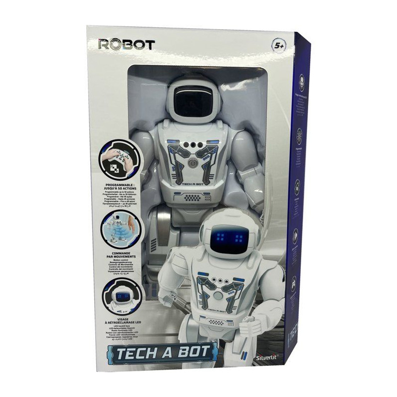 Robot programmable interactif - SILVERLIT - YCOO Tech A Bot - 40 cm -