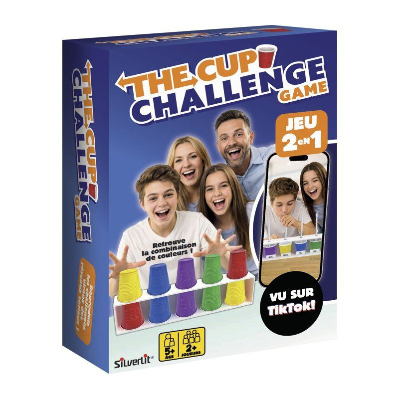 Jeu de société d'ambiance - SILVERLIT - The Cup Challenge - Défis d