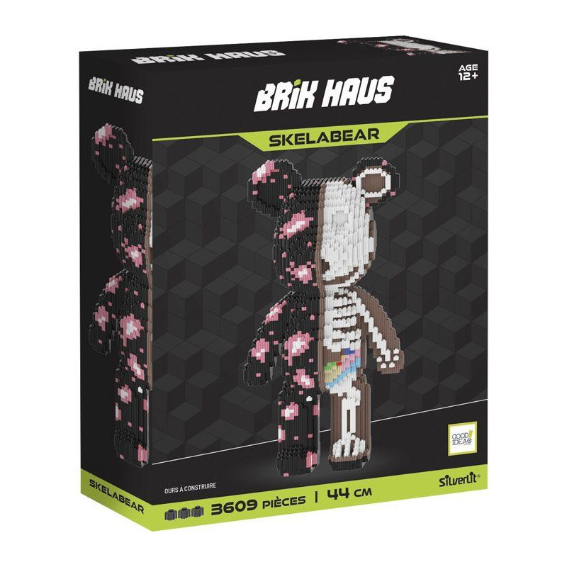 Jeu de construction décoratif - SILVERLIT - Brik Haus Ours XXL - Plus