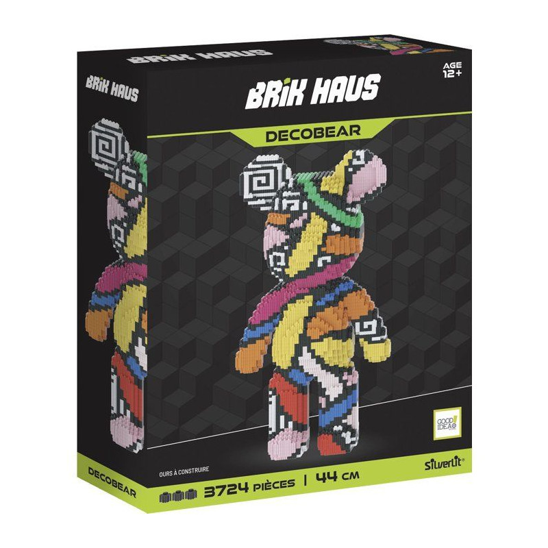 Jeu de construction artistique - SILVERLIT - Brik Haus Ours XXL - Plus