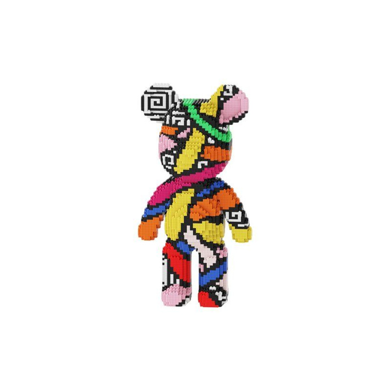 Jeu de construction artistique - SILVERLIT - Brik Haus Ours XXL - Plus