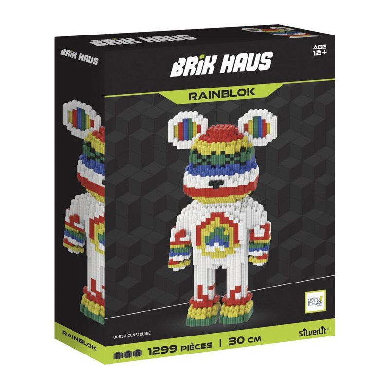 Jeu de construction décoratif - SILVERLIT - Brik Haus Ours XL - Plus