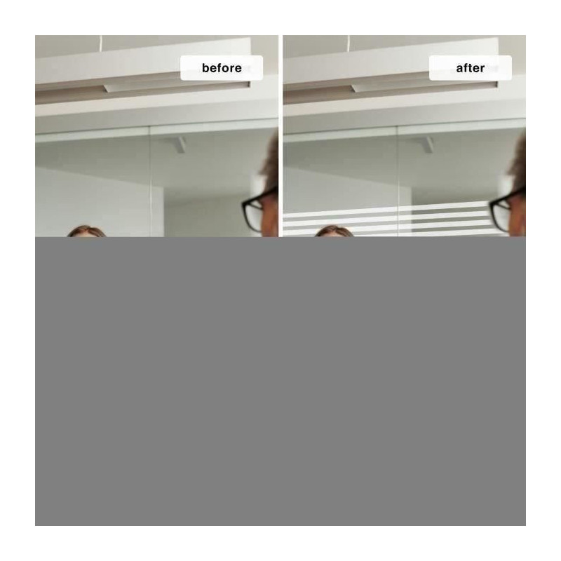 Adhesive Film for Windows - EASY PROTEC - 100 x 90 cm - Venetian Blind