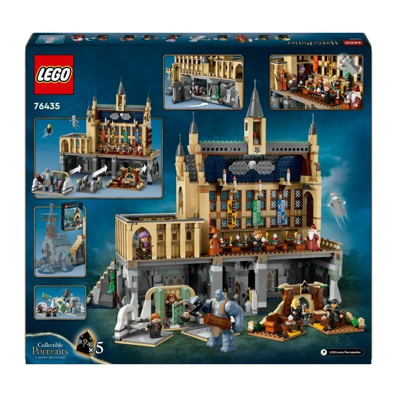 LEGO Harry Potter 76435 Le château de Poudlard : la grande salle - Se
