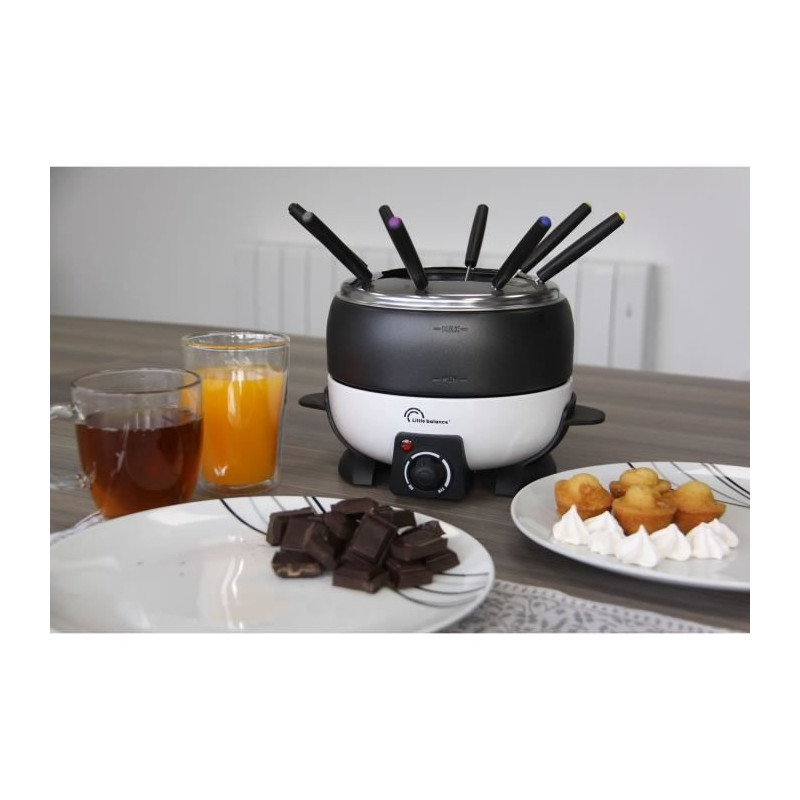 Fondue LITTLE BALANCE - Happy Fondue - Capacité 2L - Jusqu'a 8 person
