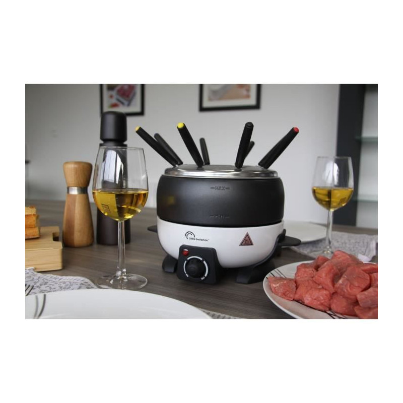 Fondue LITTLE BALANCE - Happy Fondue - Capacité 2L - Jusqu'a 8 person