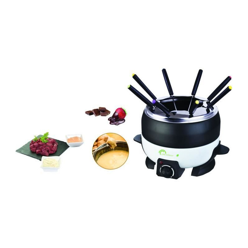 Fondue LITTLE BALANCE - Happy Fondue - Capacité 2L - Jusqu'a 8 person
