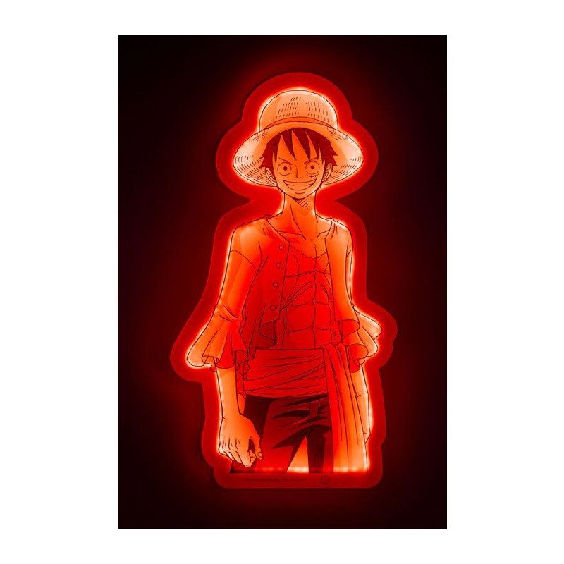 Lampe LED - TEKNOFUN - Luffy lumineux style néon One Piece