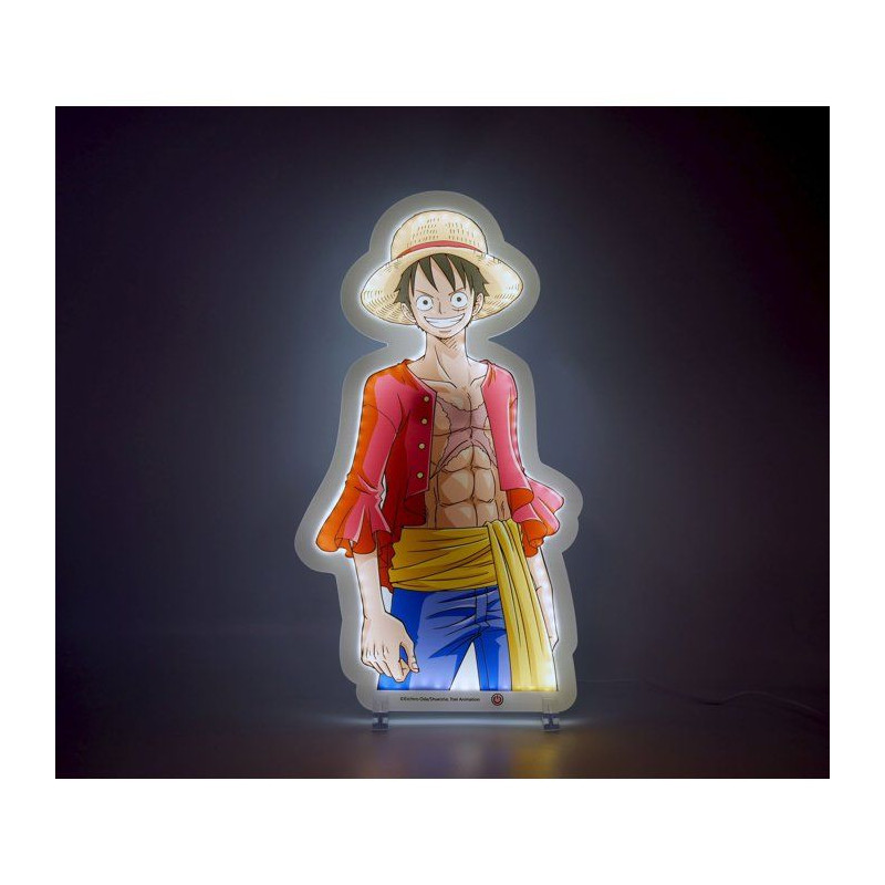 Lampe LED - TEKNOFUN - Luffy lumineux style néon One Piece