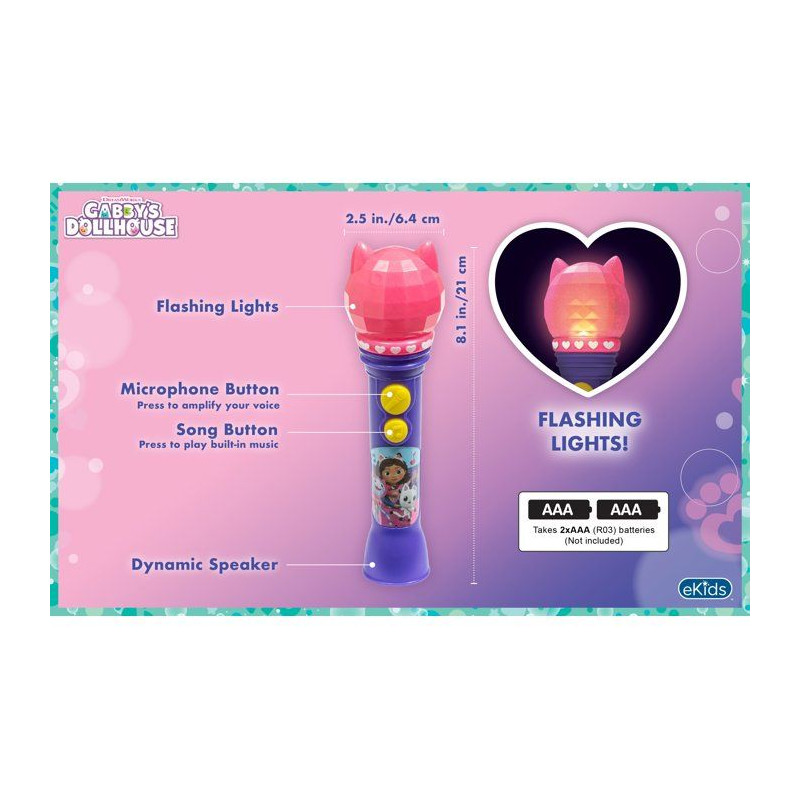 Micro Karaoké - EKIDS - Gabby’s Dollhouse