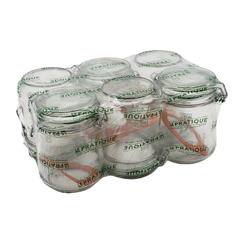 Bocaux à armature - LE PRATIQUE - 7378 - 750 ml - Ø85 mm - Pack de 6