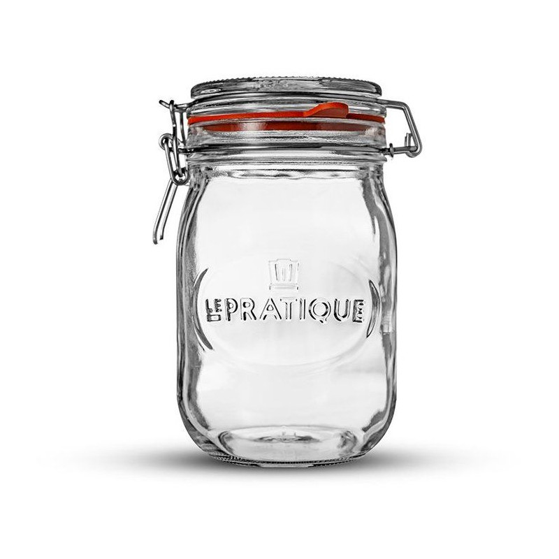 Bocaux à armature - LE PRATIQUE - 7379 - 1 L - Ø85 mm - Pack de 6