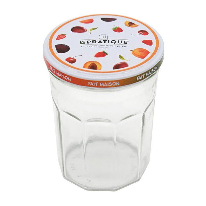 Pots de confiture - LE PRATIQUE - 7369 - 385 ml - Ø82 mm - Pack de 12