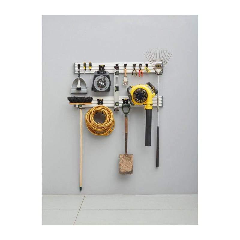 Ensemble de rangement - STANLEY - STST-22000-1 - 2 rails 120 cm - 18 a
