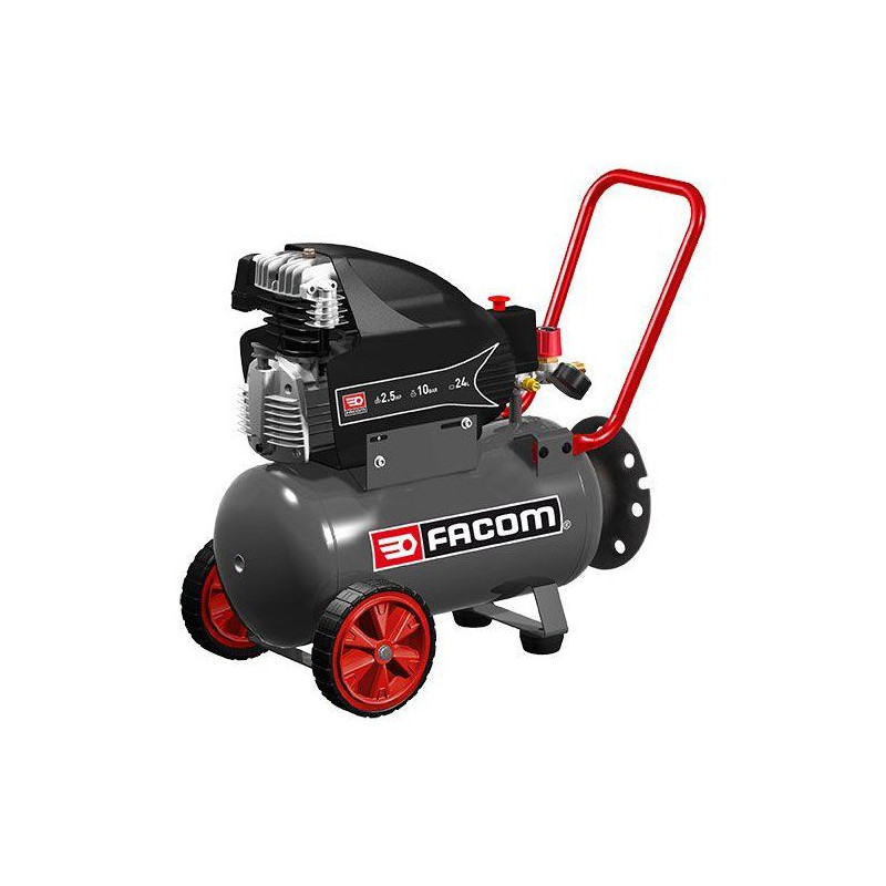 Compresseur - Horizontal - Facom - Moteur induction - 24 L - 2,5 HP -