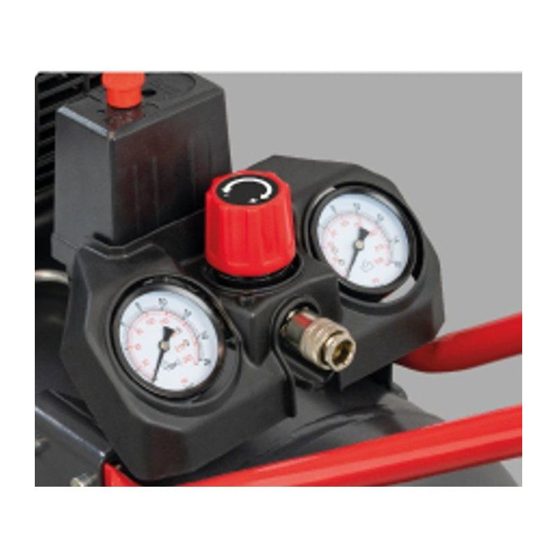 Compresseur - Horizontal - Facom - Moteur induction - 24 L - 2,5 HP -