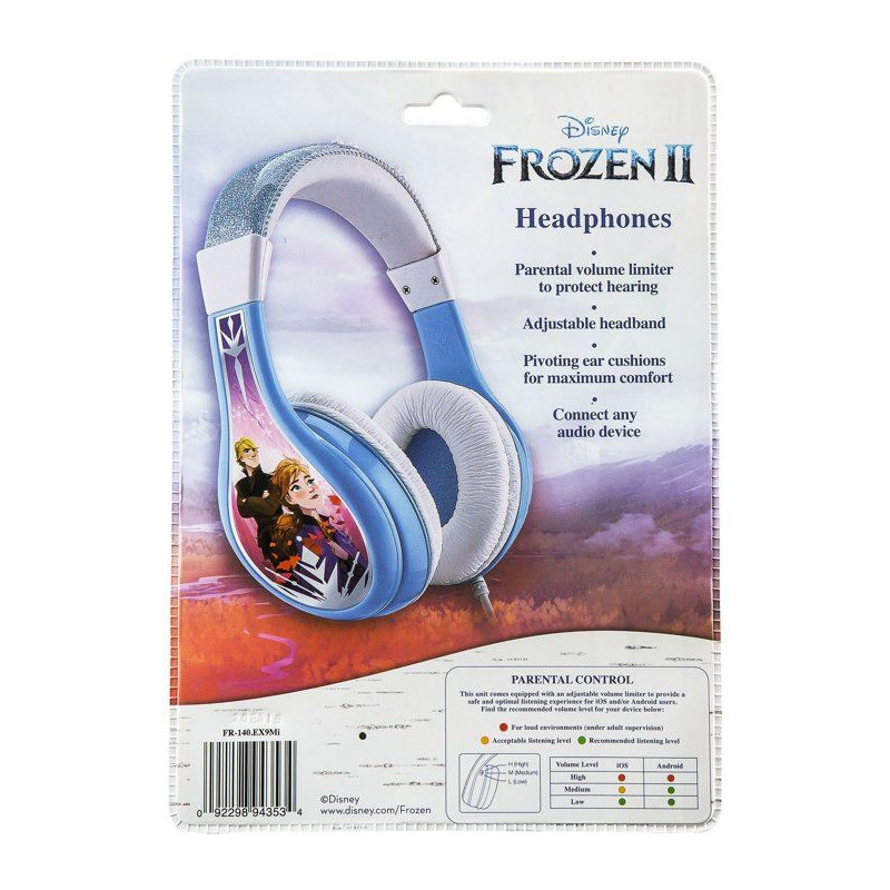 Casque filaire - EKIDS - Kidsafe La Reine des Neiges 2