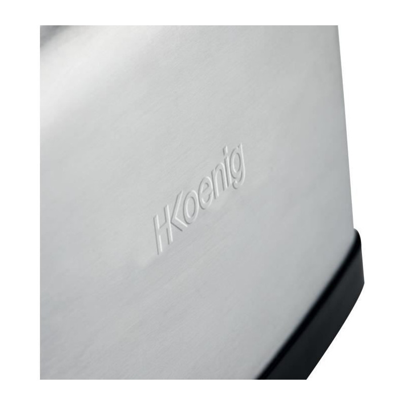 Two-slice toaster - HKoeNIG - TOS7 - 850 W - Stainless steel