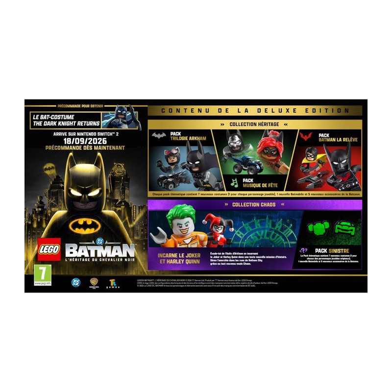 LEGO Batman: L'Héritage du Chevalier Noir - Édition Deluxe • Jeu N