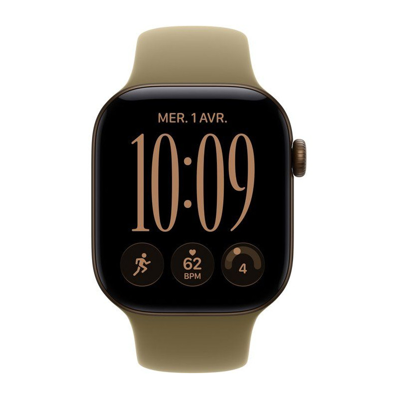 APPLE Watch Series 12 GPS - 42mm - Boîtier Dark Bronze Aluminium - Br