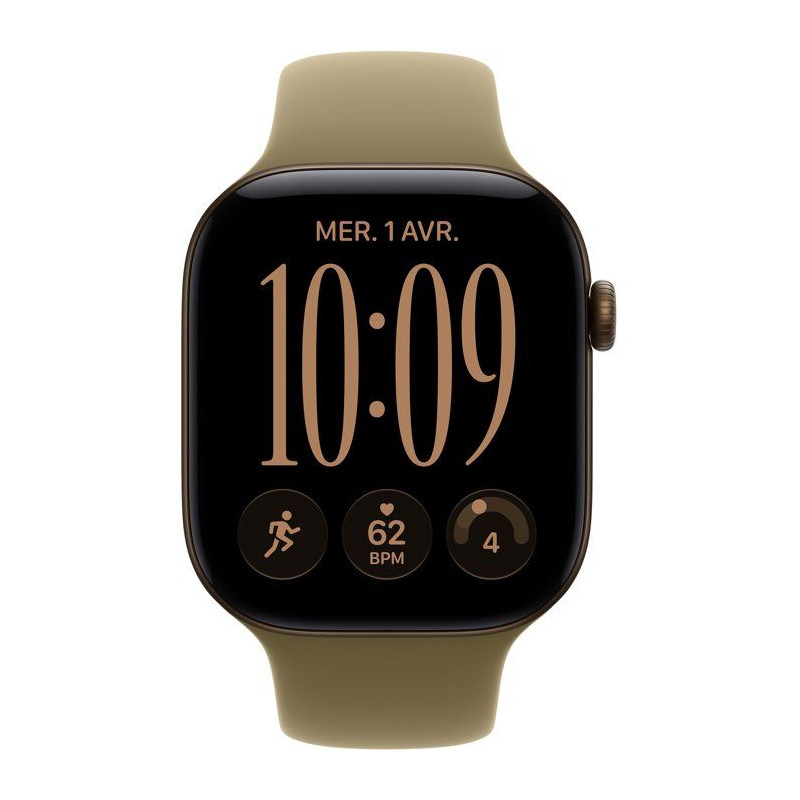 APPLE Watch Series 12 GPS - 46mm - Boîtier Dark Bronze Aluminium - Br