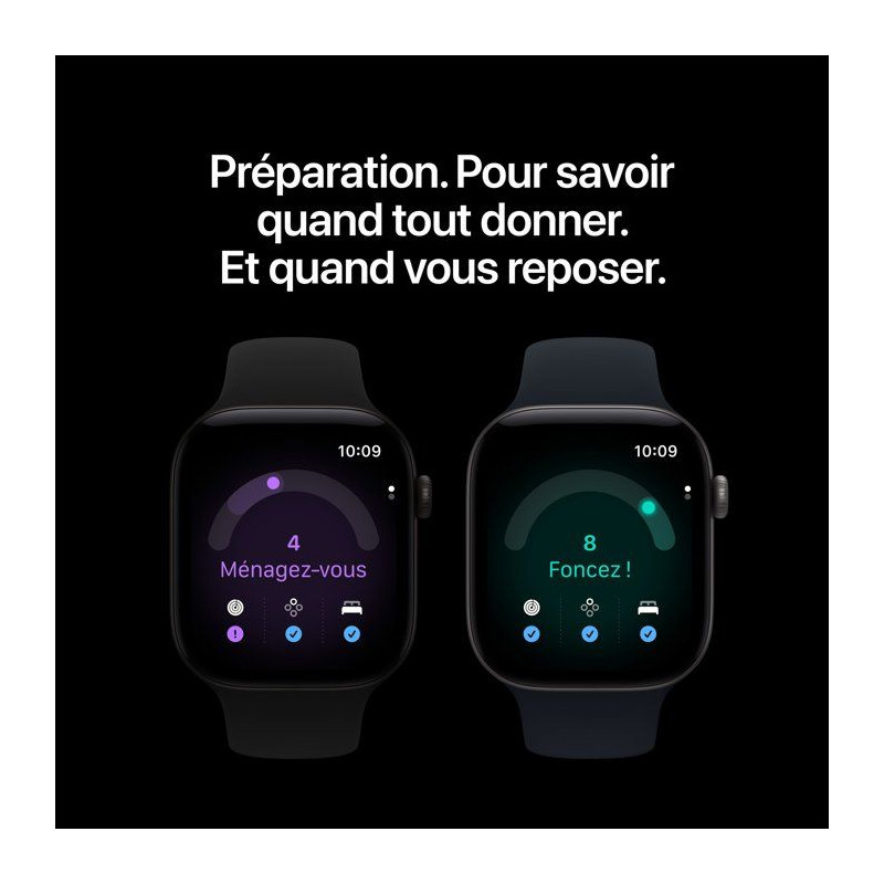 APPLE Watch Series 12 GPS + Cellular - 46mm - Boîtier Black Aluminium
