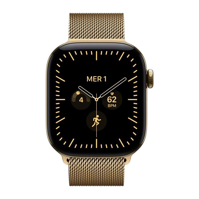 APPLE Watch Series 12 GPS + Cellular - 42mm - Boîtier Radiant Gold Ti