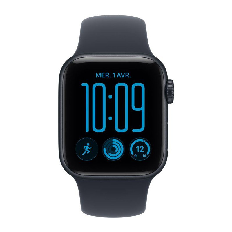 APPLE Watch SE 3 GPS - 40mm - Boîtier Midnight Aluminium - Bracelet N