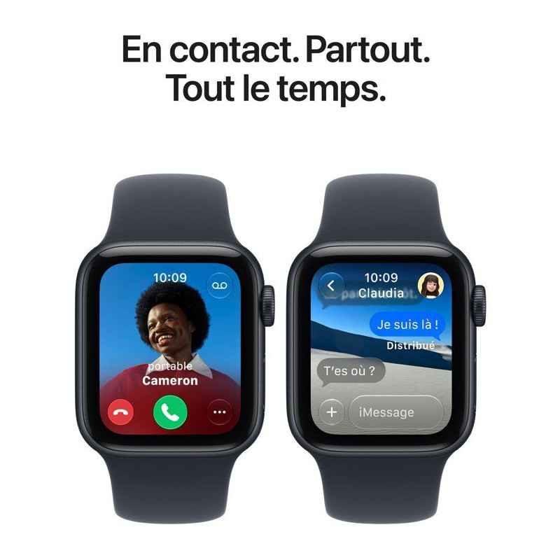 APPLE Watch SE 3 GPS - 40mm - Boîtier Midnight Aluminium - Bracelet N