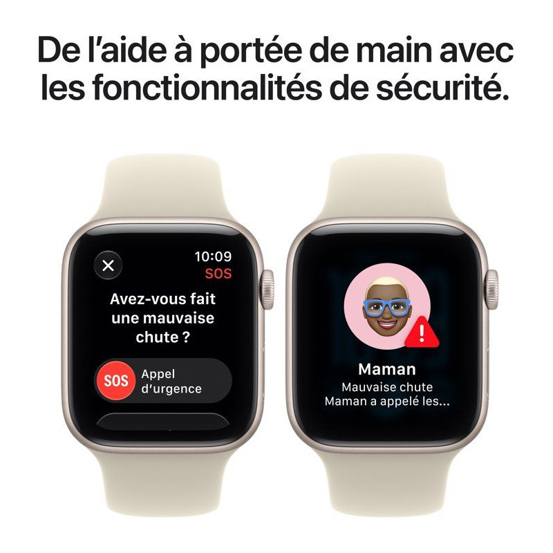 APPLE Watch SE 3 GPS - 44mm - Boîtier Midnight Aluminium - Bracelet N