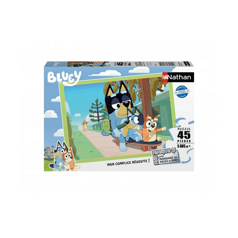 Puzzle 45 p - apres-midi en famille / bluey
