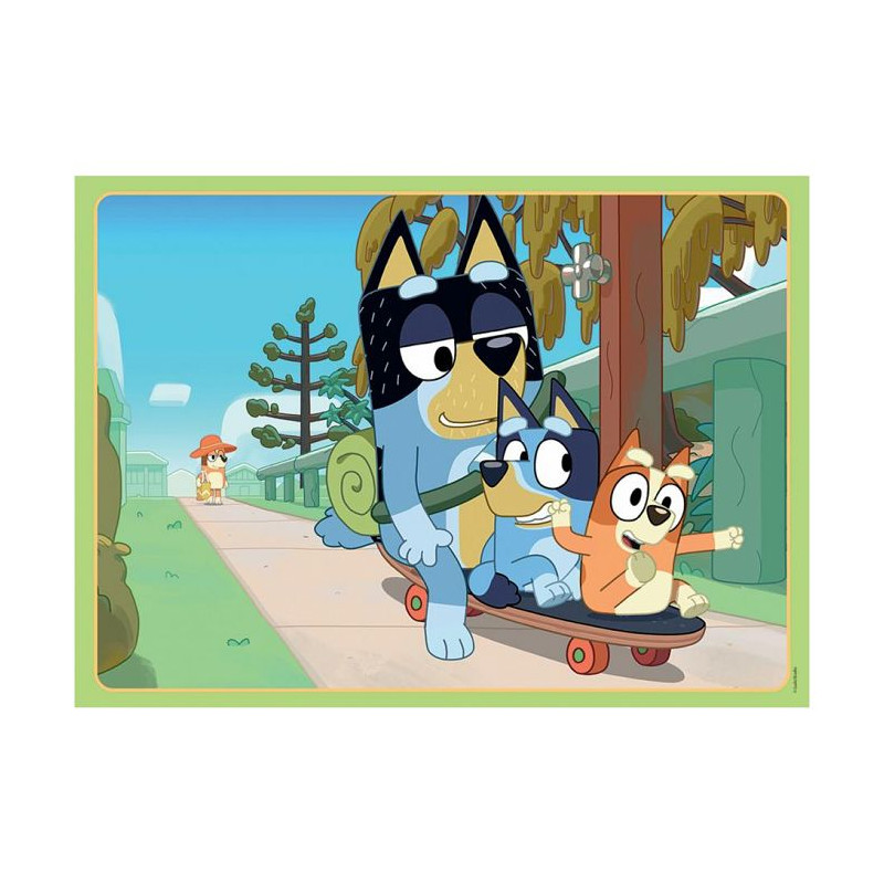 Puzzle 45 p - apres-midi en famille / bluey