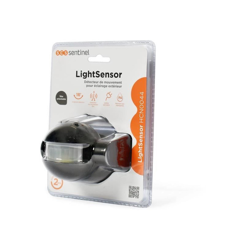 SCS Sentinel Movement Detector Lightsensor Black