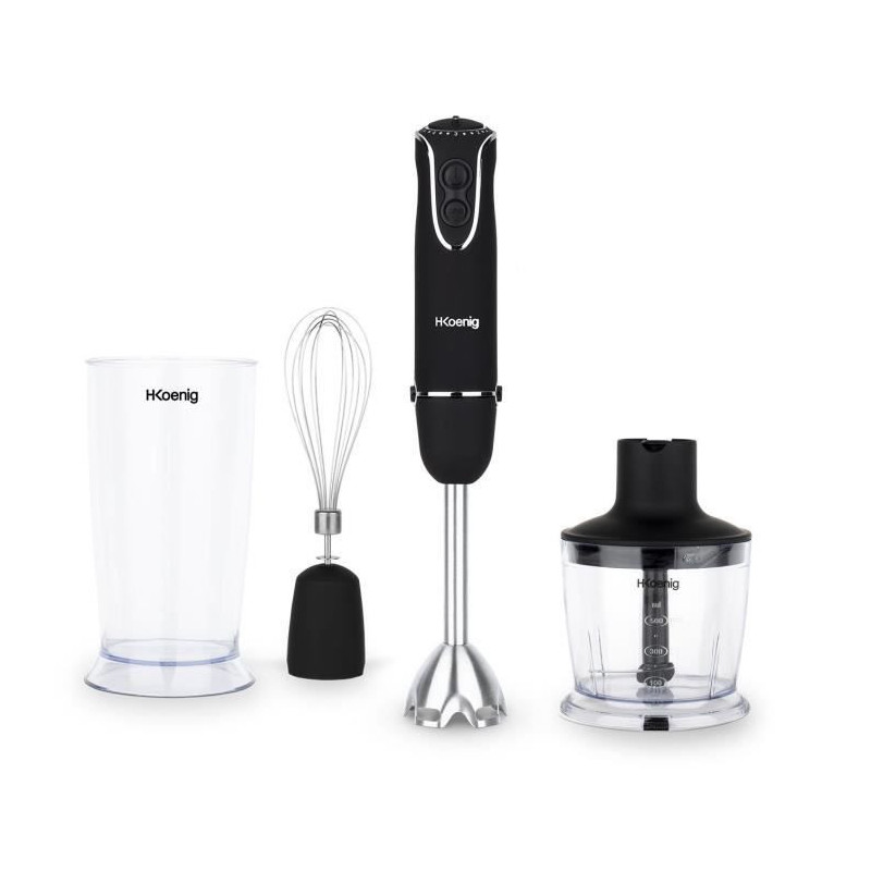 3 in 1 hand blender - H.Koenig - MIX75 - 850 W - 5 speeds + Turbo - St