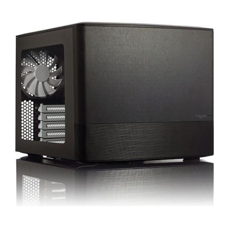 FRACTAL DESIGN BOITIER PC Node 804 - Noir - Format Micro ATX (FD-CA-NO