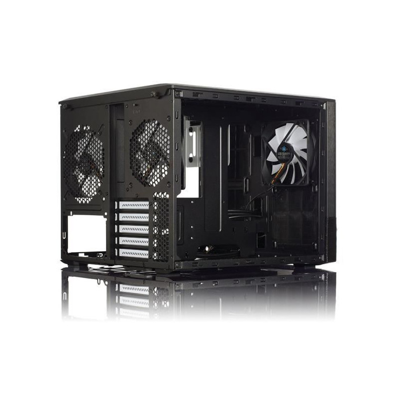 FRACTAL DESIGN BOITIER PC Node 804 - Noir - Format Micro ATX (FD-CA-NO