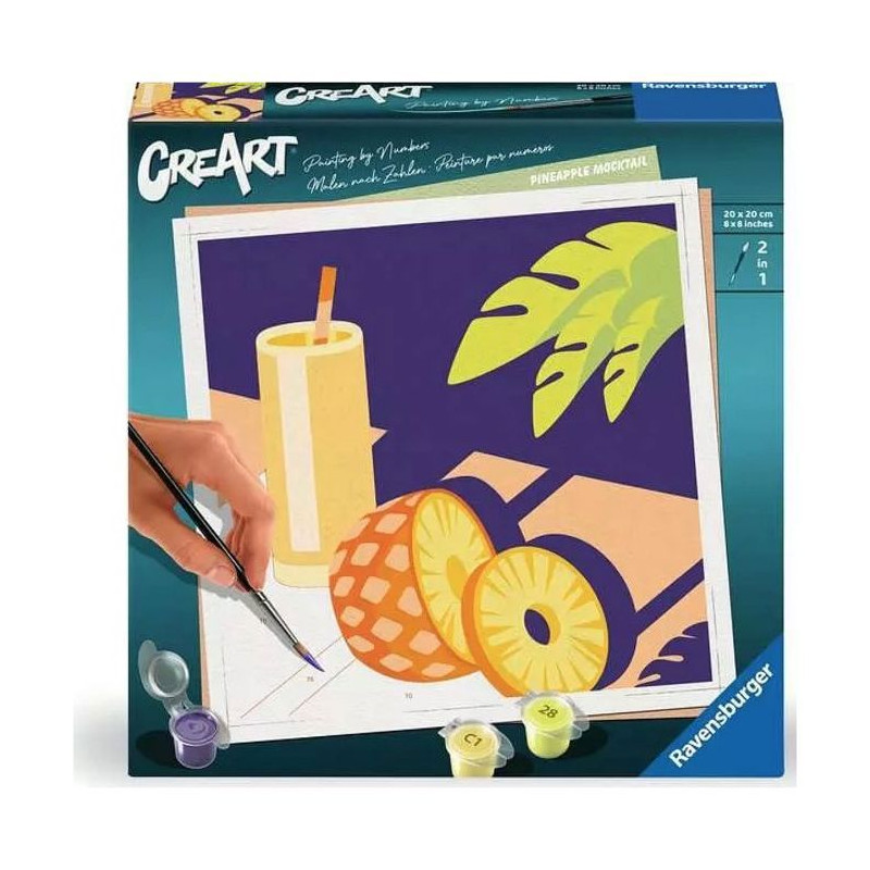 Peinture par numéros - RAVENSBURGER - CreArt 20x20cm - Format carré