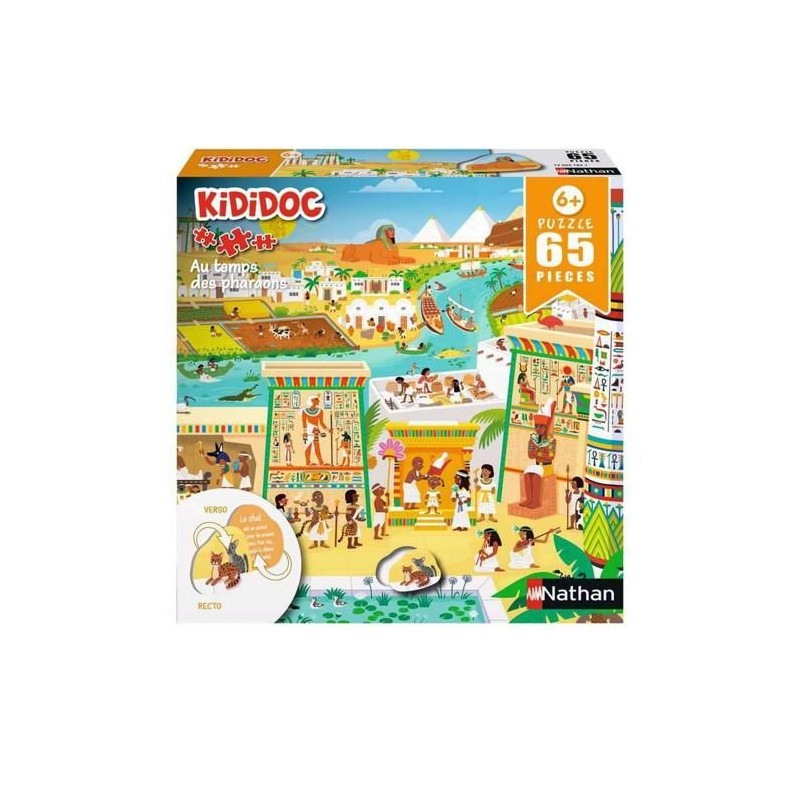 Puzzle Enfant des 6 ans - Puzzle Kididoc - Au temps des pharaons