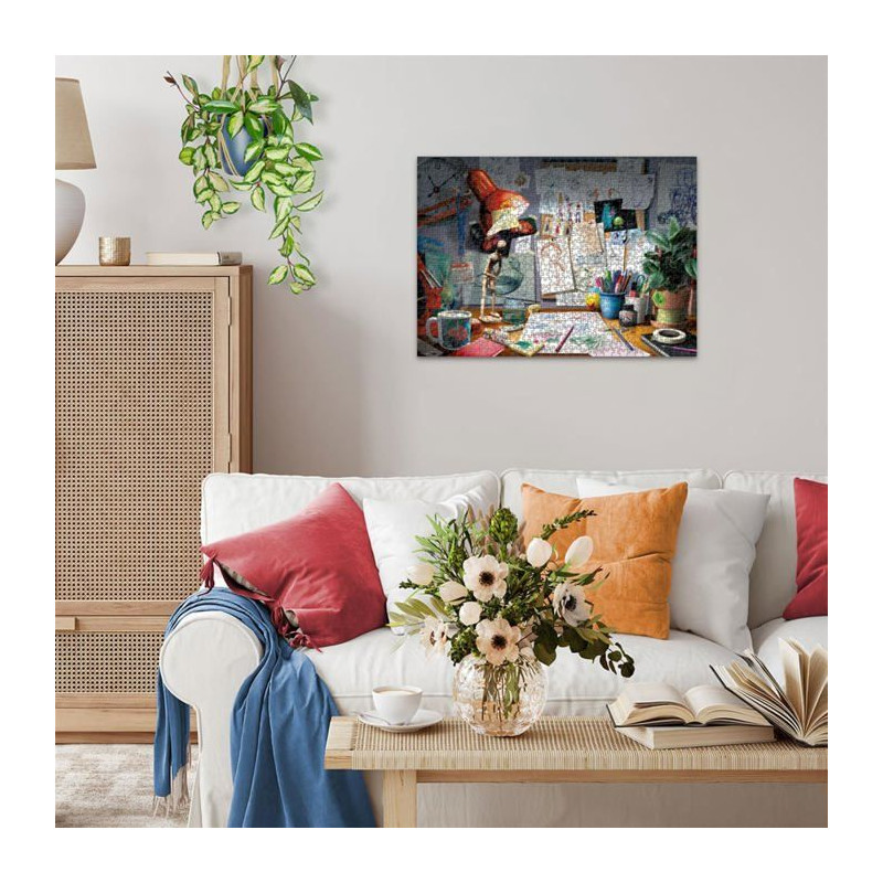 Puzzle 1000 pieces - RAVENSBURGER - 12000302 - Le bureau de l'artiste