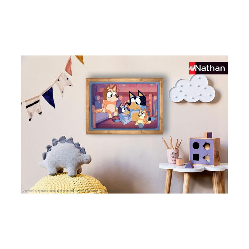 Puzzle 30 p - l'heure de dormir / bluey