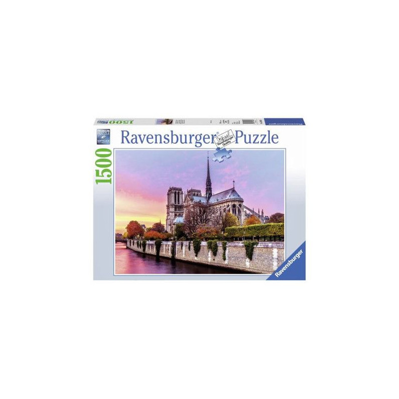 Puzzle 1500 pièces - RAVENSBURGER - Pittoresque Notre Dame - Paysage