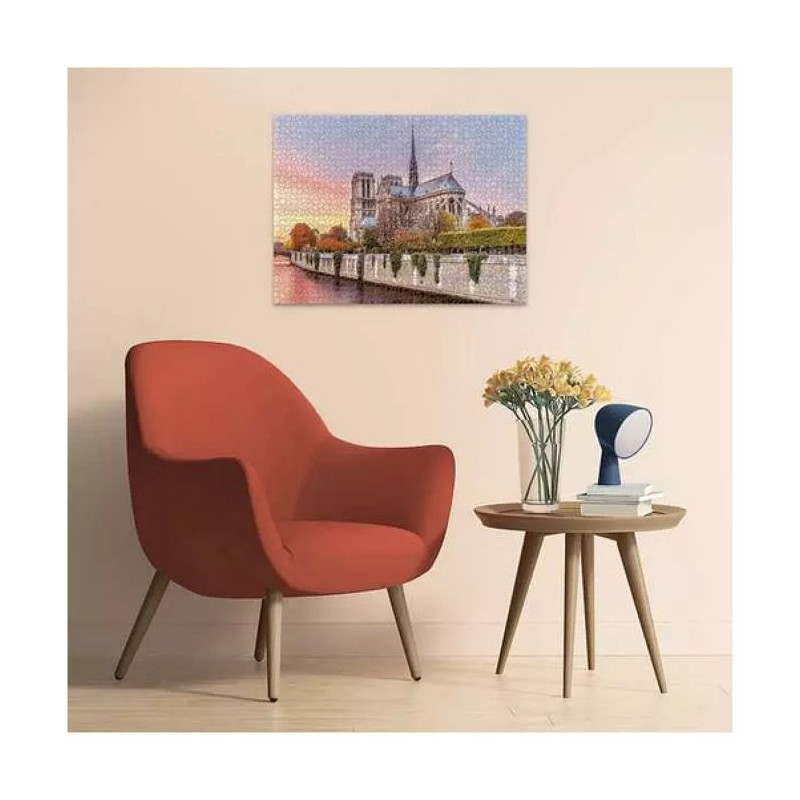 Puzzle 1500 pièces - RAVENSBURGER - Pittoresque Notre Dame - Paysage