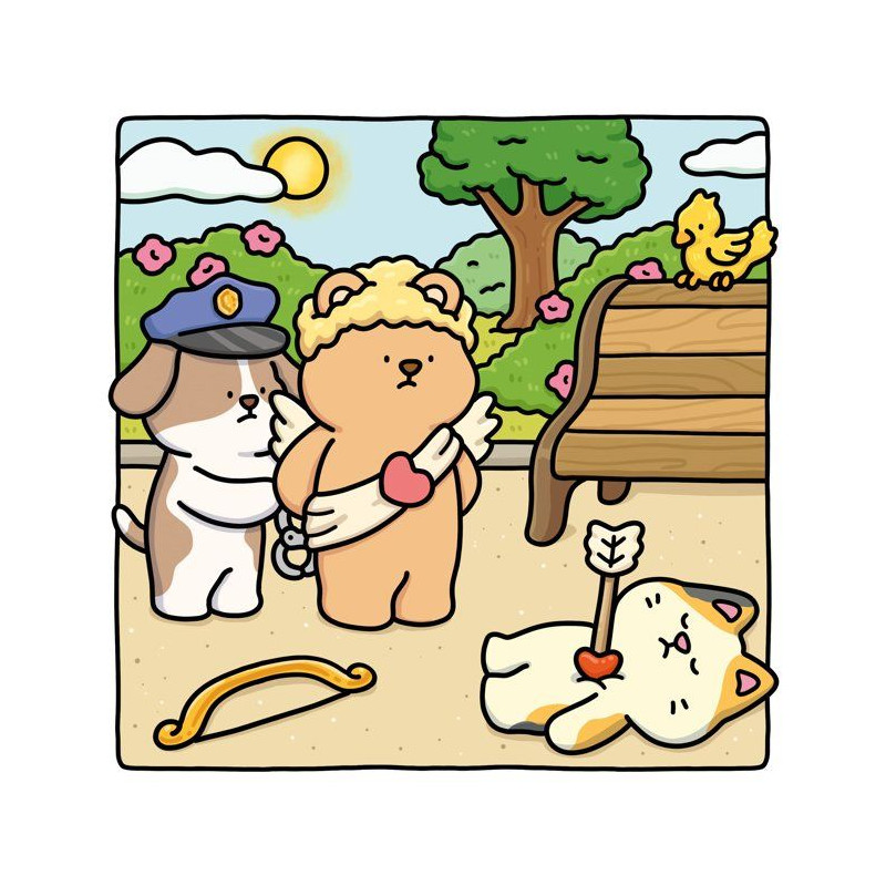 Ravensburger – Cozy coloring – Silly crimes – Coloriage adulte