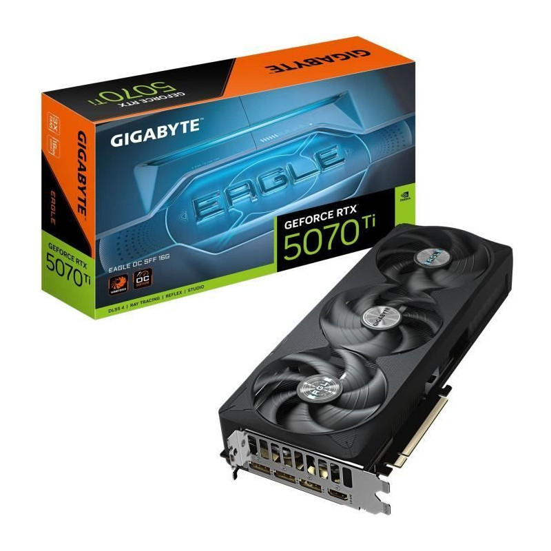 Carte graphique - GIGABYTE - GeForce RTX 5070 Ti EAGLE OC SFF 16G - GD