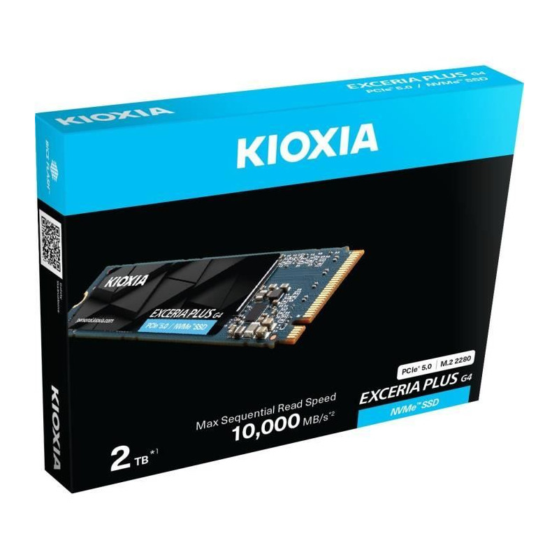 KIOXIA - EXCERIA PLUS G4 - Disque dur interne - 2 To - SSD NVMe 2.0c