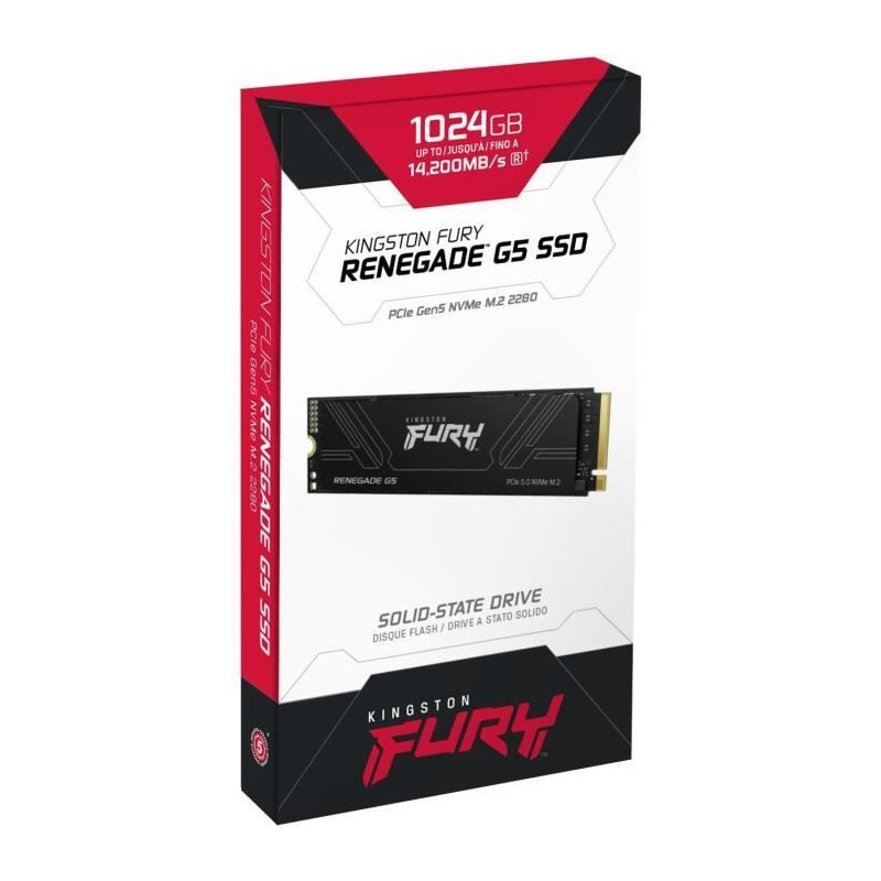 KINGSTON - FURY Renegade G5 - SSD interne - 1 To - M.2 2280 - PCI Expr