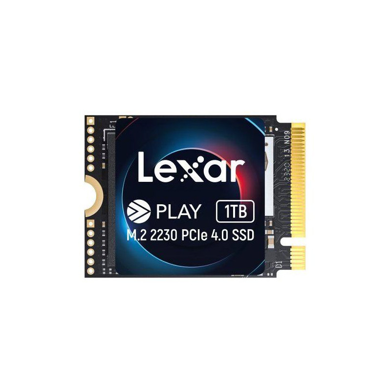 LEXAR - PLAY - Disque dur SSD - 1 To - M.2 2230 PCIe Gen 4x4