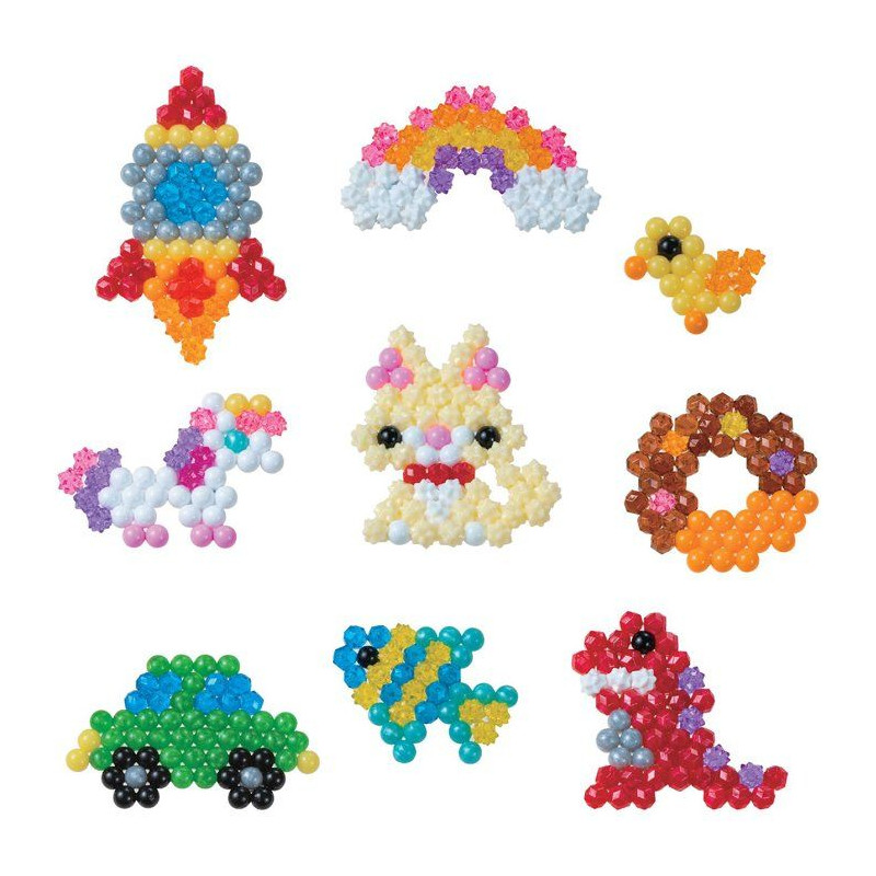 Coffret créatif - AQUABEADS - Découverte - 500 perles - Création à