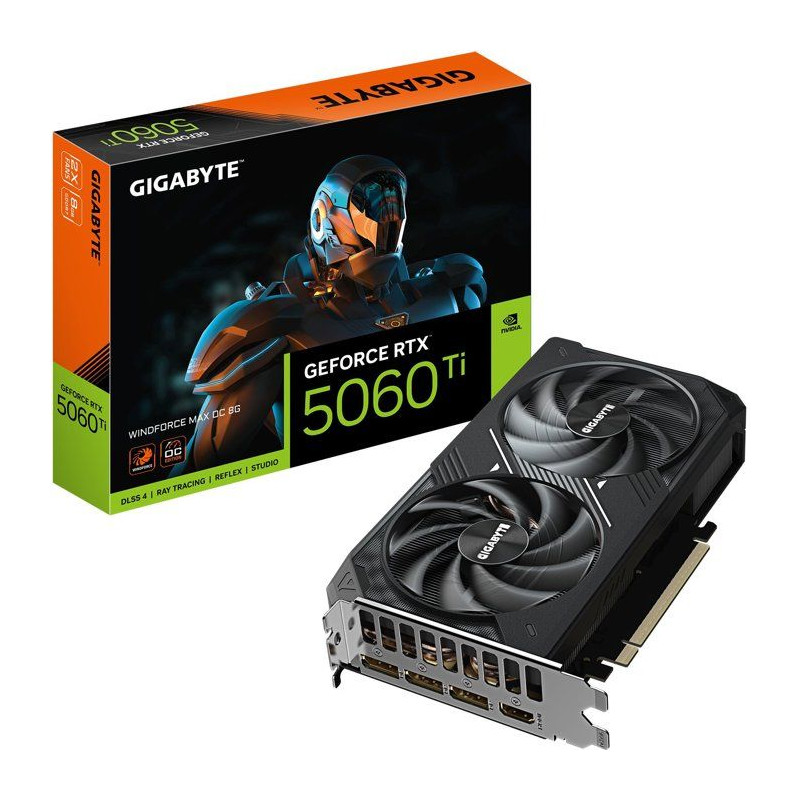 GIGABYTE - WF2MAX - Carte graphique - NVIDIA RTX 5060Ti OC - 8 Go